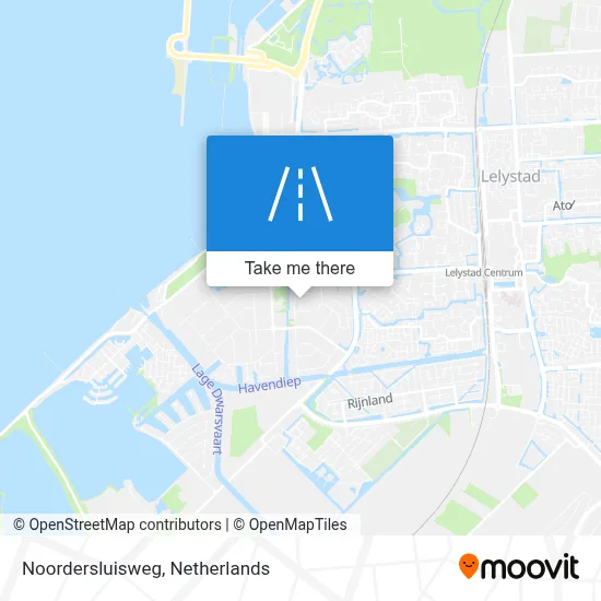 Noordersluisweg map