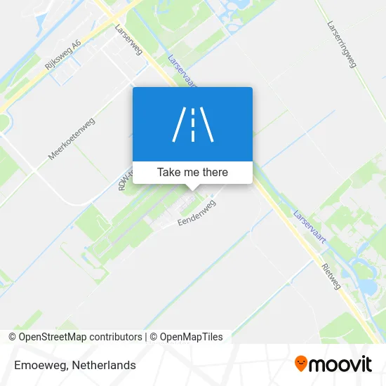 Emoeweg map