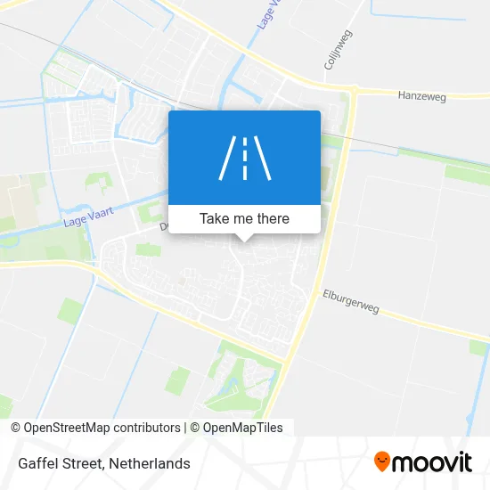 Gaffelstraat map