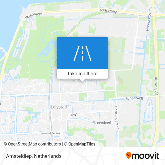 Amsteldiep map