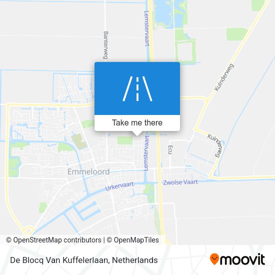 De Blocq Van Kuffelerlaan map