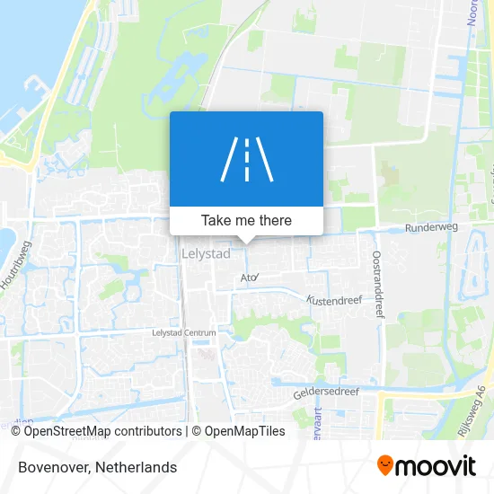 Bovenover map