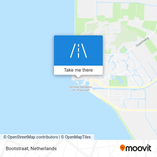 Bootstraat map