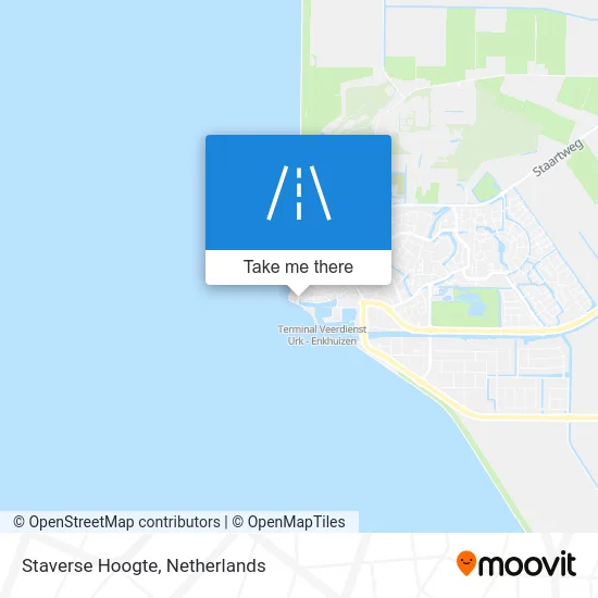 Staverse Hoogte map