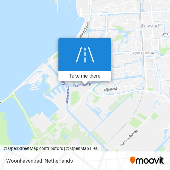 Woonhavenpad map