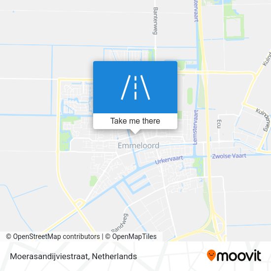 Moerasandijviestraat map