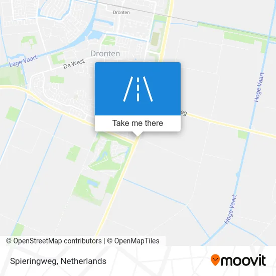 Spieringweg map