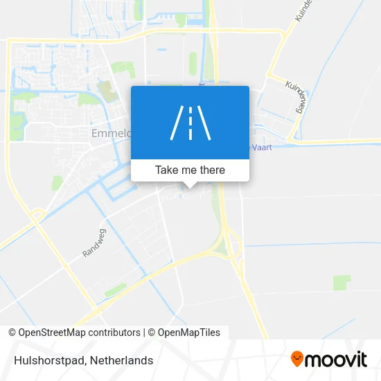Hulshorstpad map