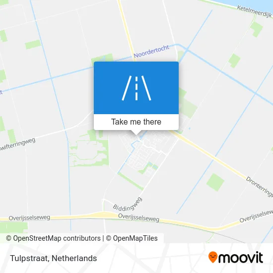 Tulpstraat map