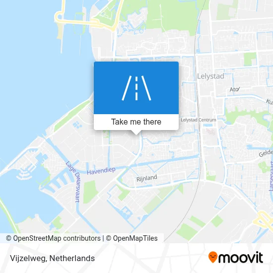 Vijzelweg map
