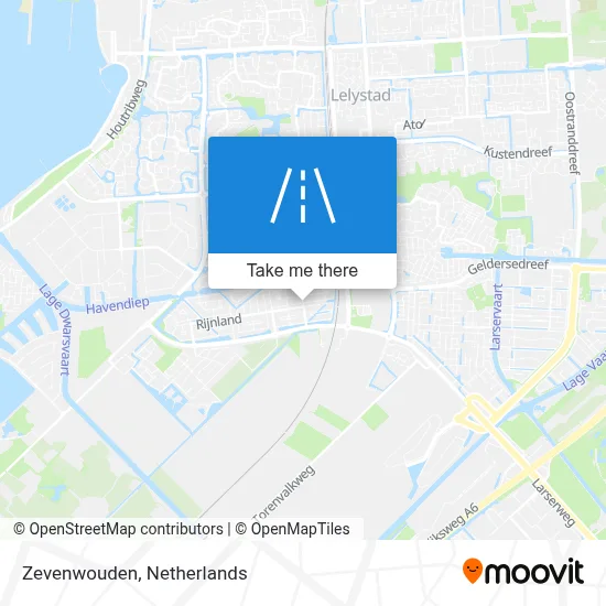 Zevenwouden map