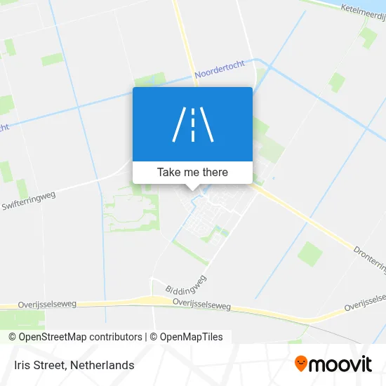 Irisstraat map