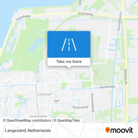 Langezand map