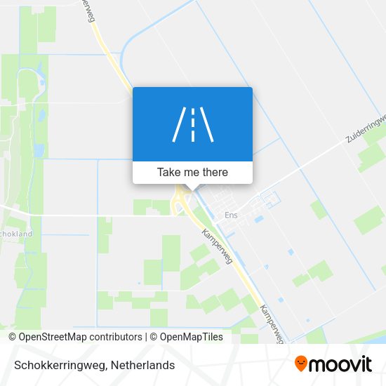 Schokkerringweg map