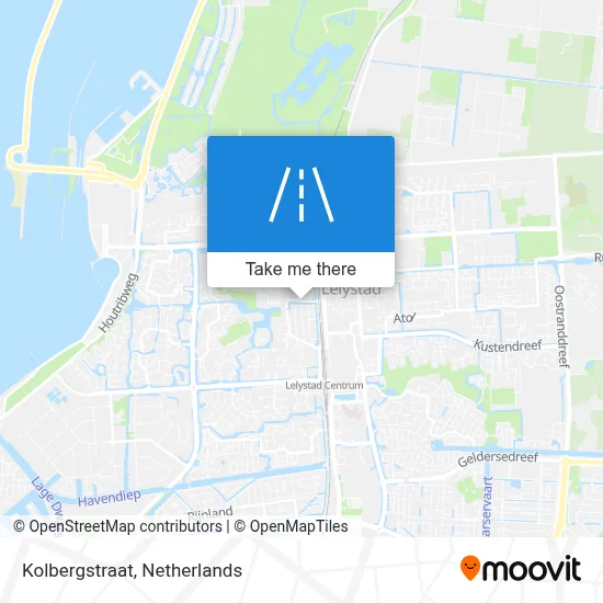 Kolbergstraat map
