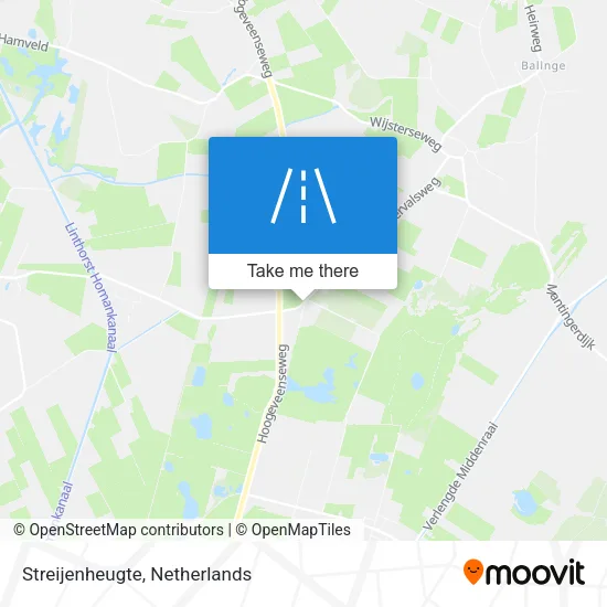 Streijenheugte map