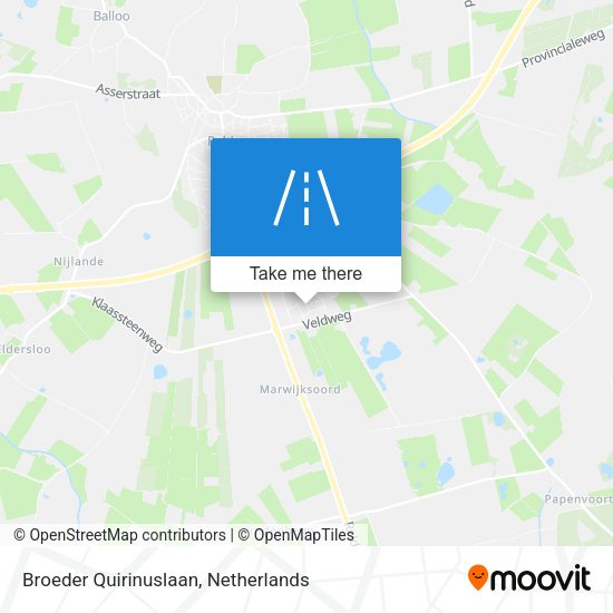 Broeder Quirinuslaan map