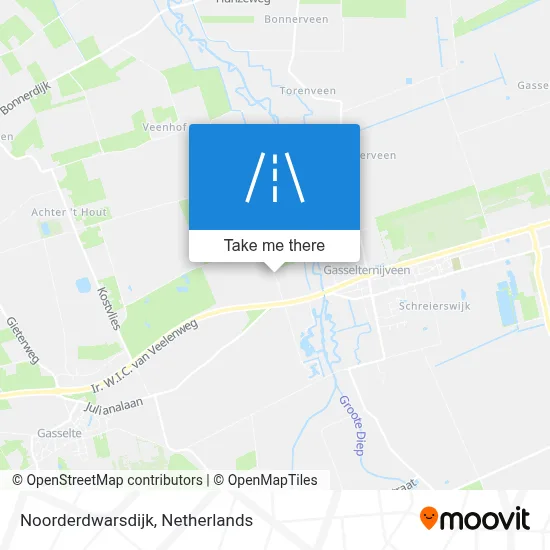 Noorderdwarsdijk map