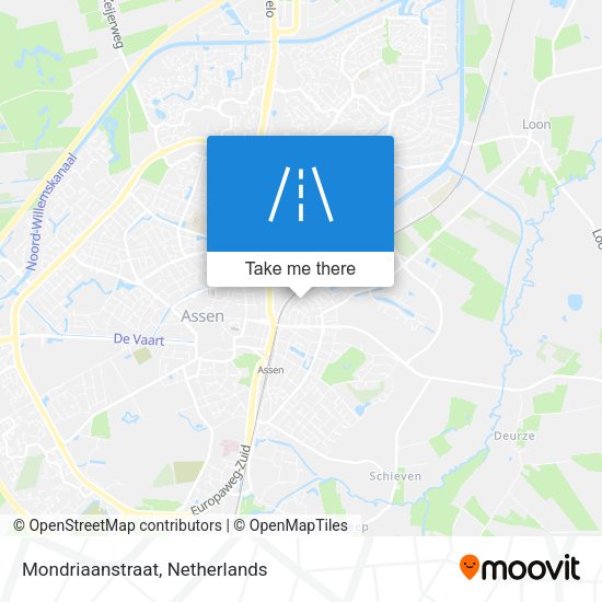 Mondriaanstraat map