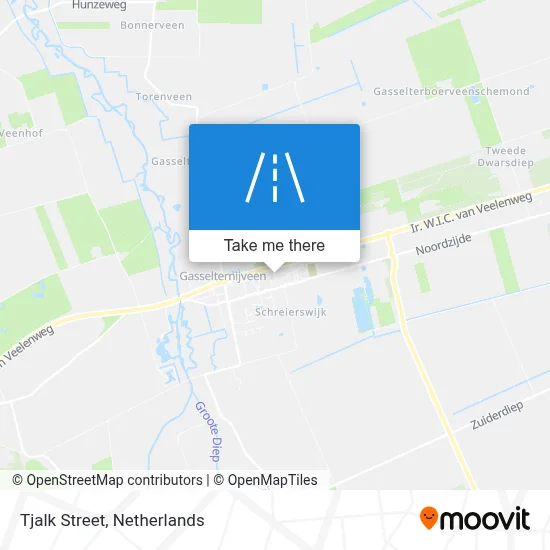Tjalkstraat map
