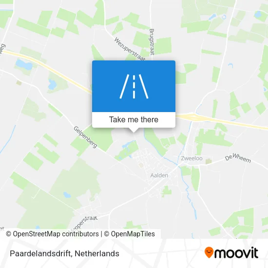 Paardelandsdrift map