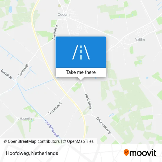 Hoofdweg map