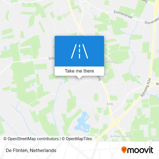 De Flinten map