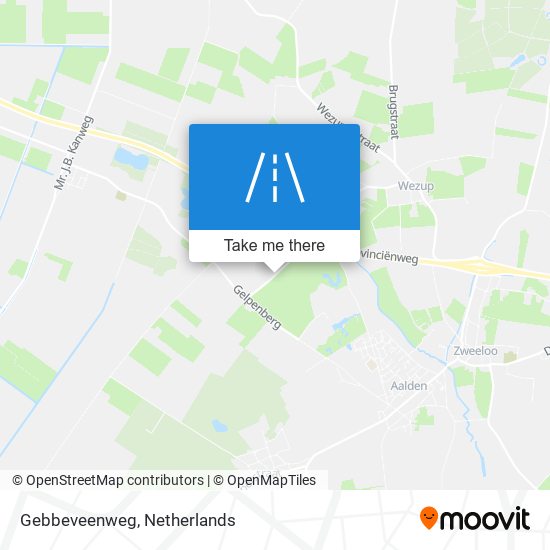 Gebbeveenweg map