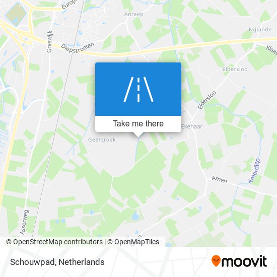 Schouwpad map