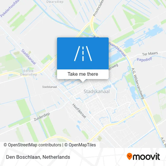 Den Boschlaan map