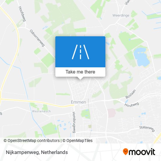 Nijkampenweg Karte