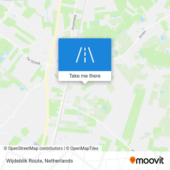Wijdeblik Route map
