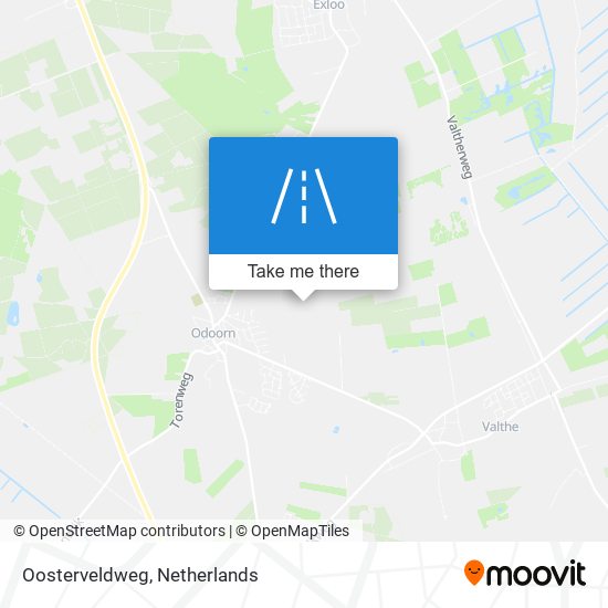 Oosterveldweg map