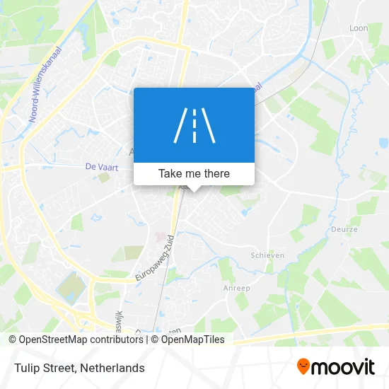 Tulpenstraat map