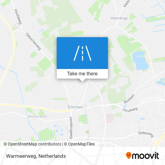 Warmeerweg Karte