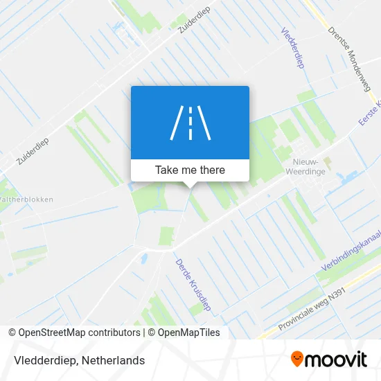 Vledderdiep map