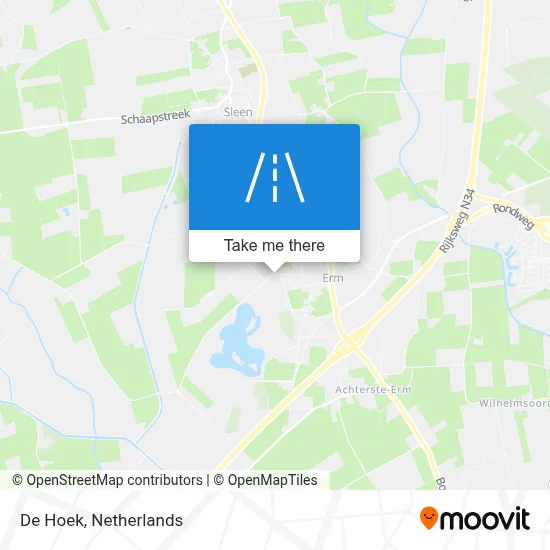 De Hoek map