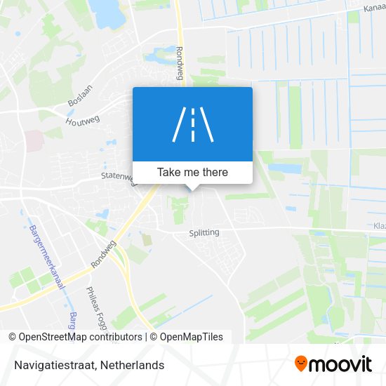 Navigatiestraat map