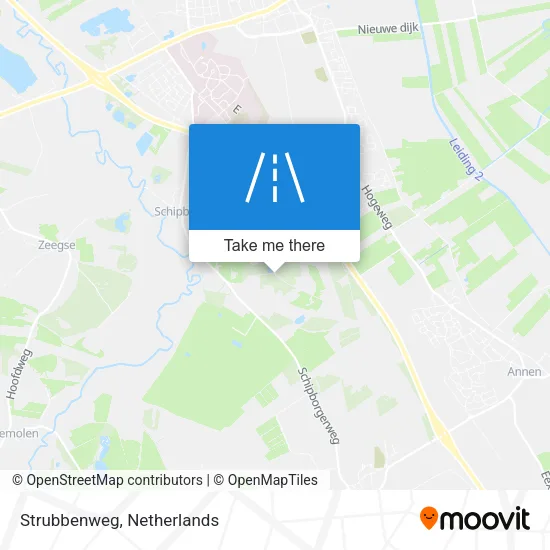 Strubbenweg map