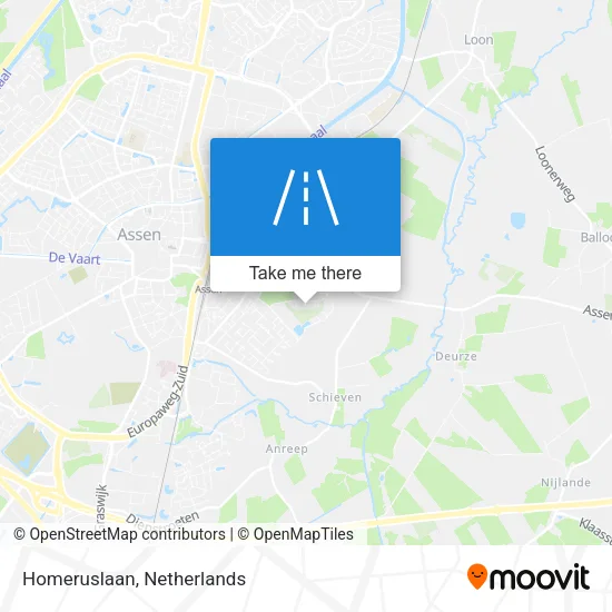 Homeruslaan map