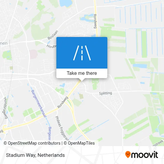 Stadionweg map