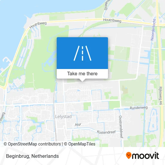 Beginbrug map