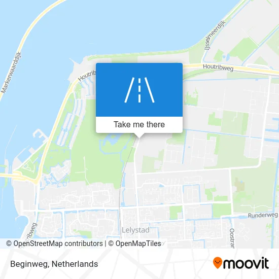Beginweg map