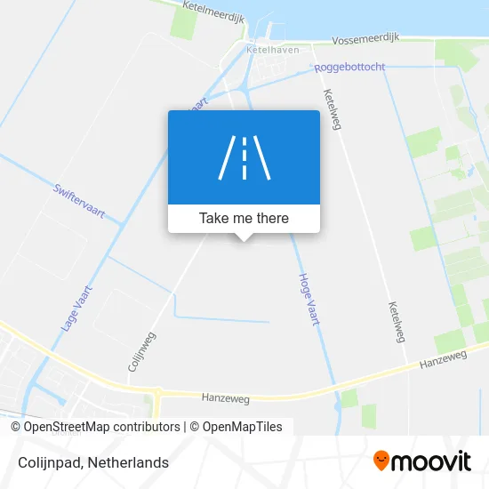 Colijnpad map