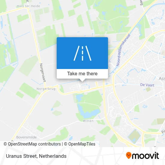 Uranusstraat map