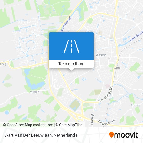 Aart Van Der Leeuwlaan map