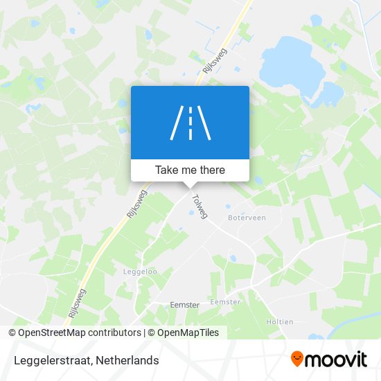 Leggelerstraat map