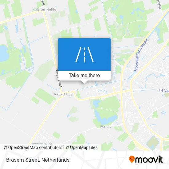 Brasemstraat map