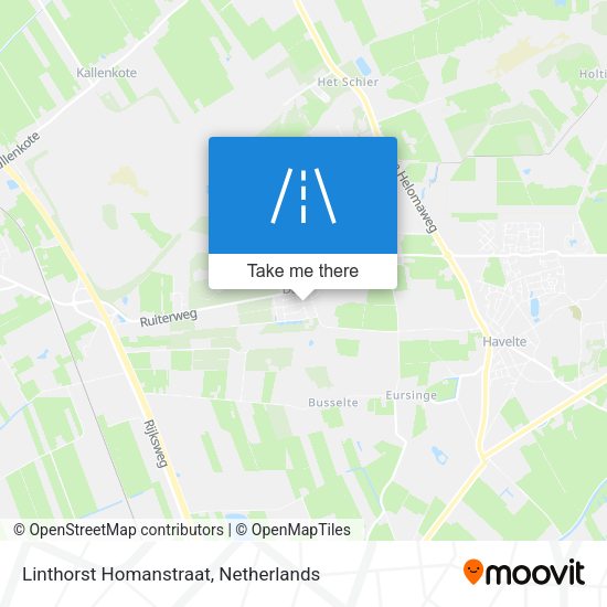 Linthorst Homanstraat map