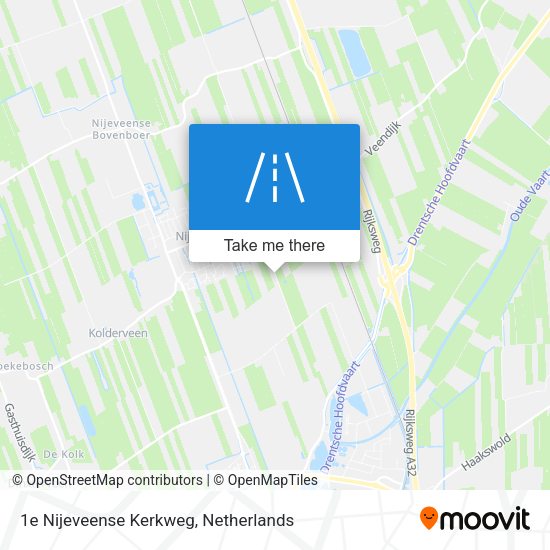 1e Nijeveense Kerkweg map